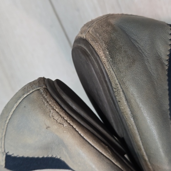 Tory Burch Womens Leather Carrie Ballet Flats shoes sz 10M - Picture 13 of 16